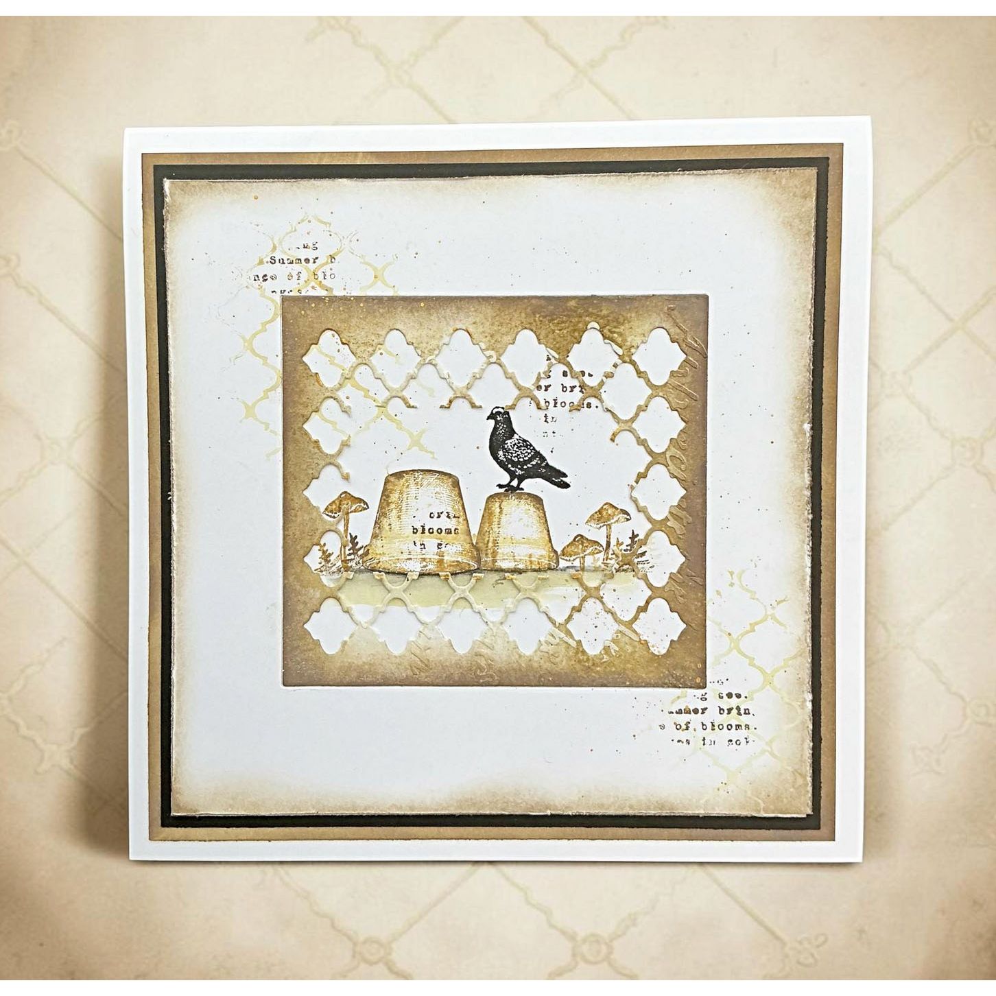 Tracy Evans Boutique Designs Tiles Die And Stencil Bundle thimble
