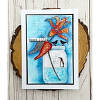 Tracy Evans Boutique Designs Winter Delights A7 Clear Stamps te23 penguin