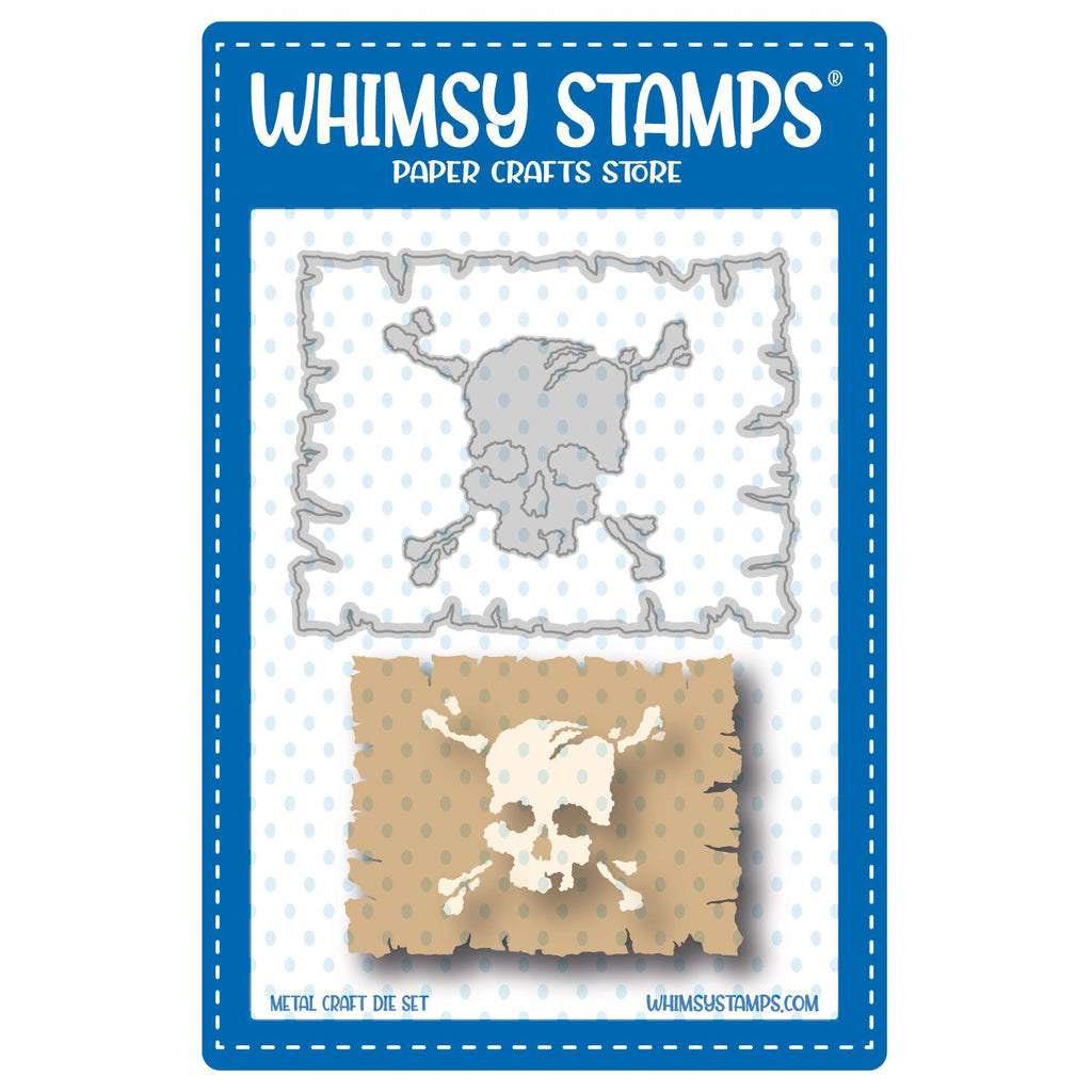 Whimsy Stamps Treasure Map Dies WSD208