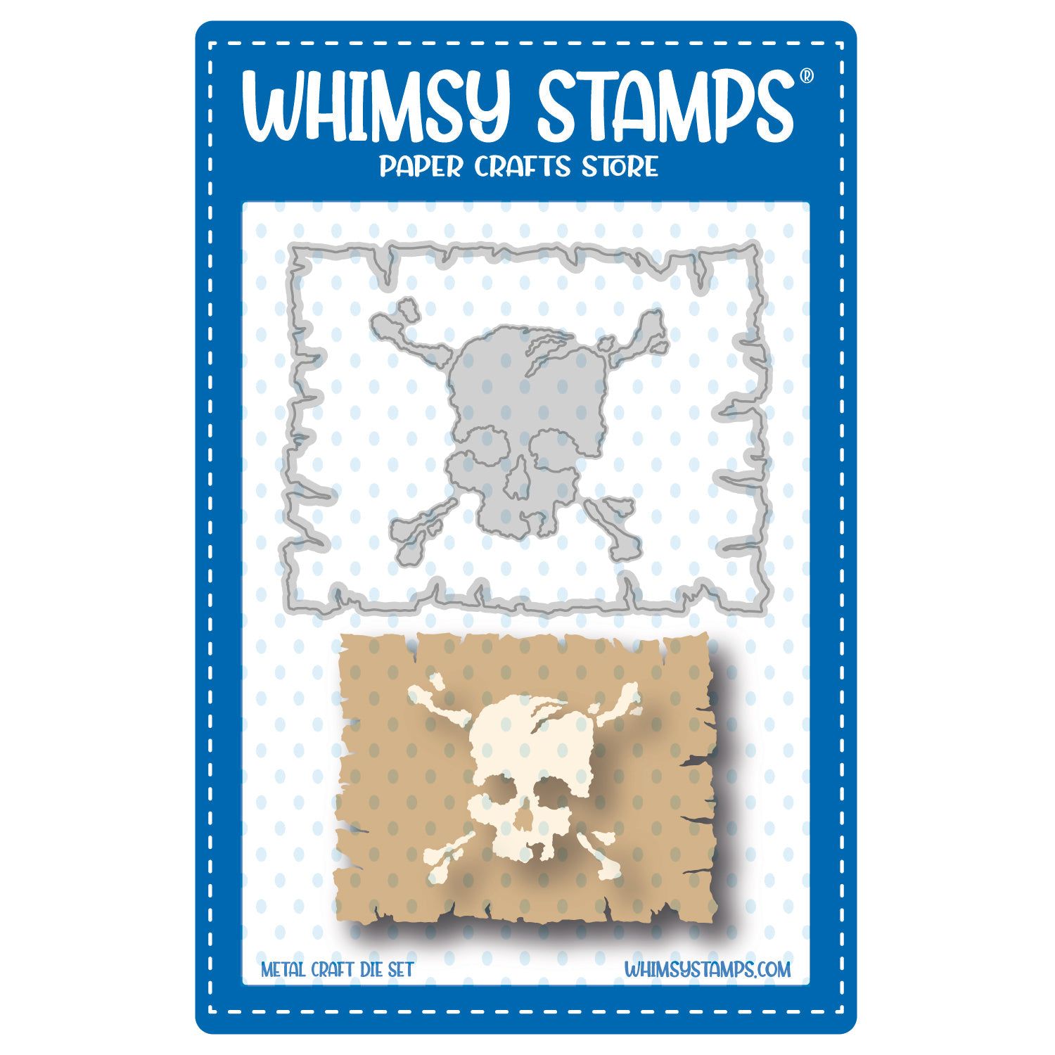 Whimsy Stamps Treasure Map Dies WSD208