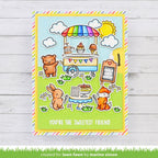 Lawn Fawn Treat Cart Clear Stamps lf3408 Sweetest Friend
