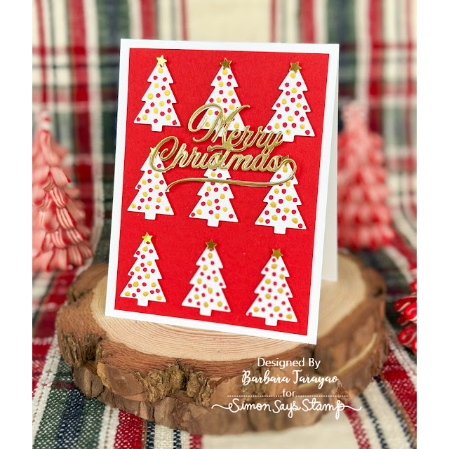 CZ Design Tree Plate Wafer Die czd286c And Everything Nice Holiday Card | color-code:ALT10