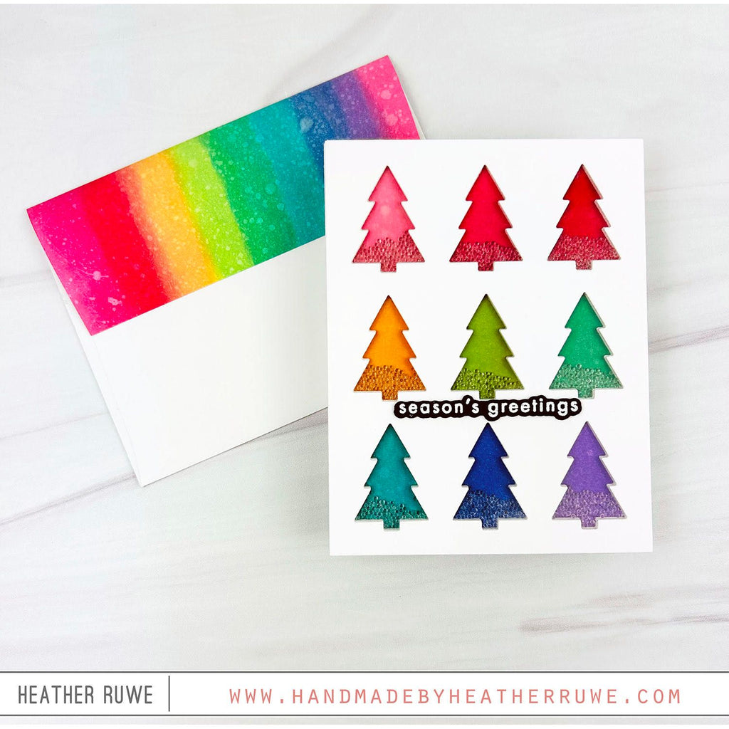 CZ Design Tree Plate Greetings Wafer Dies czd287c And Everything Nice Christmas Card | color-code:ALT01