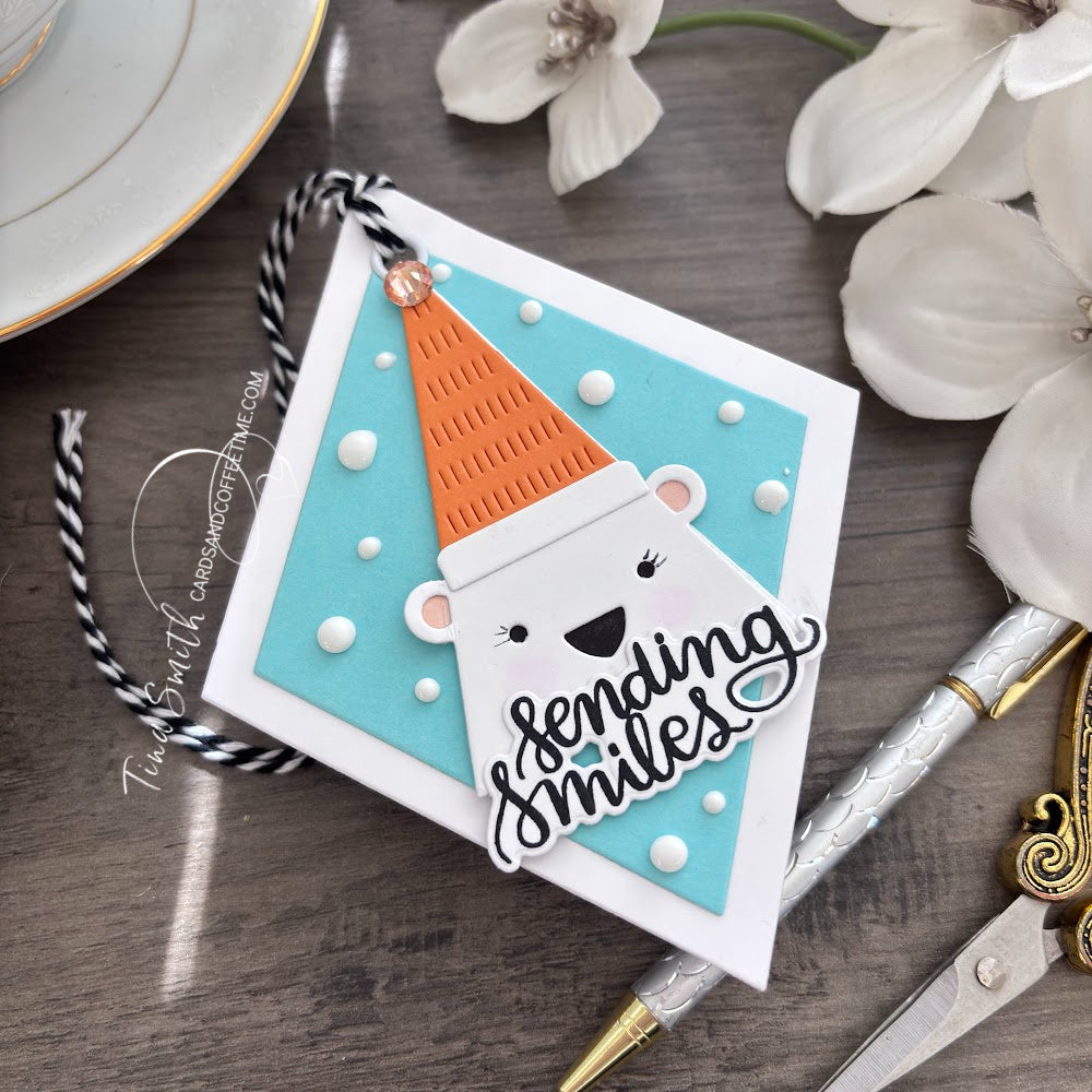 Simon Says Stamp Triangle Bear Bundle set1105tb And Everything Nice Christmas Tag | color-code:ALT03