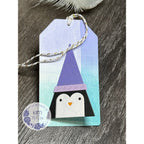 Simon Says Stamp Triangle Penguin Bundle set1106tp And Everything Nice Christmas Tag