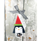 Simon Says Stamp Triangle Tab Wafer Die s1091 And Everything Nice Christmas Ornament