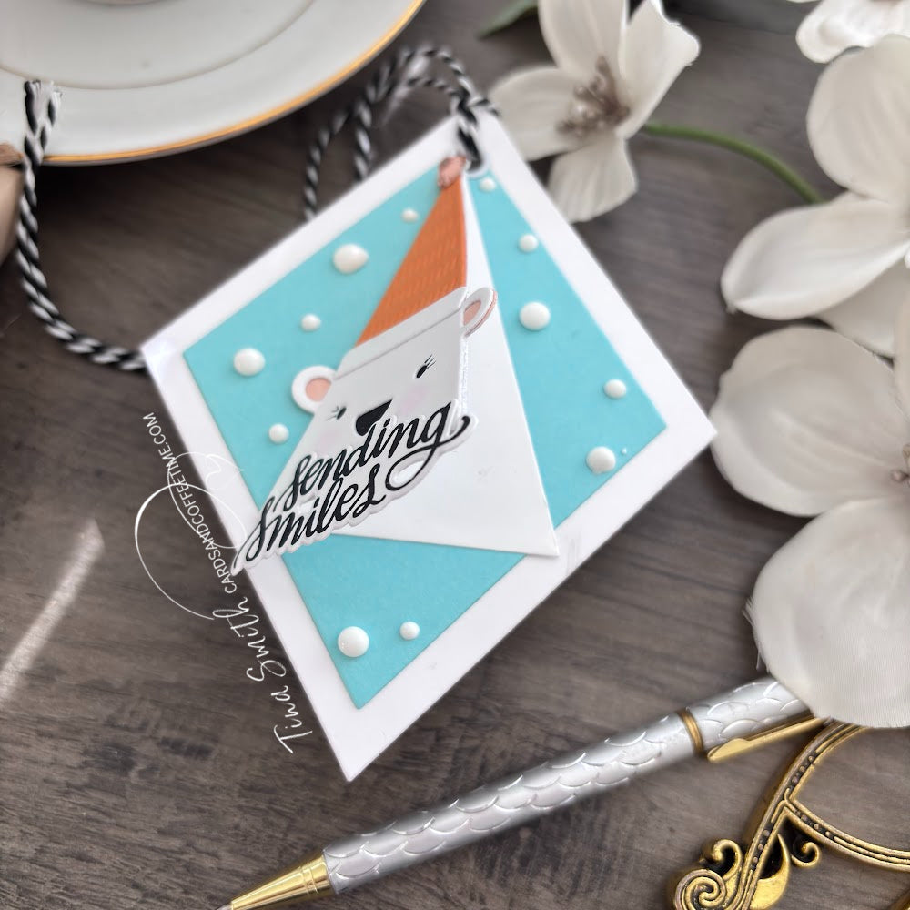Simon Says Stamp Triangle Tab Wafer Die s1091 And Everything Nice Christmas Tag | color-code:ALT02