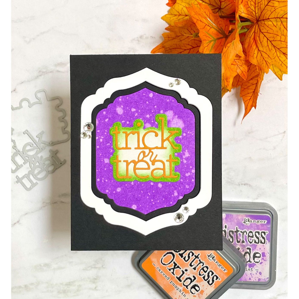 CZ Design Trick or Treat 2 Wafer Dies czd275 STAMPtember Halloween Card | color-code:ALT05