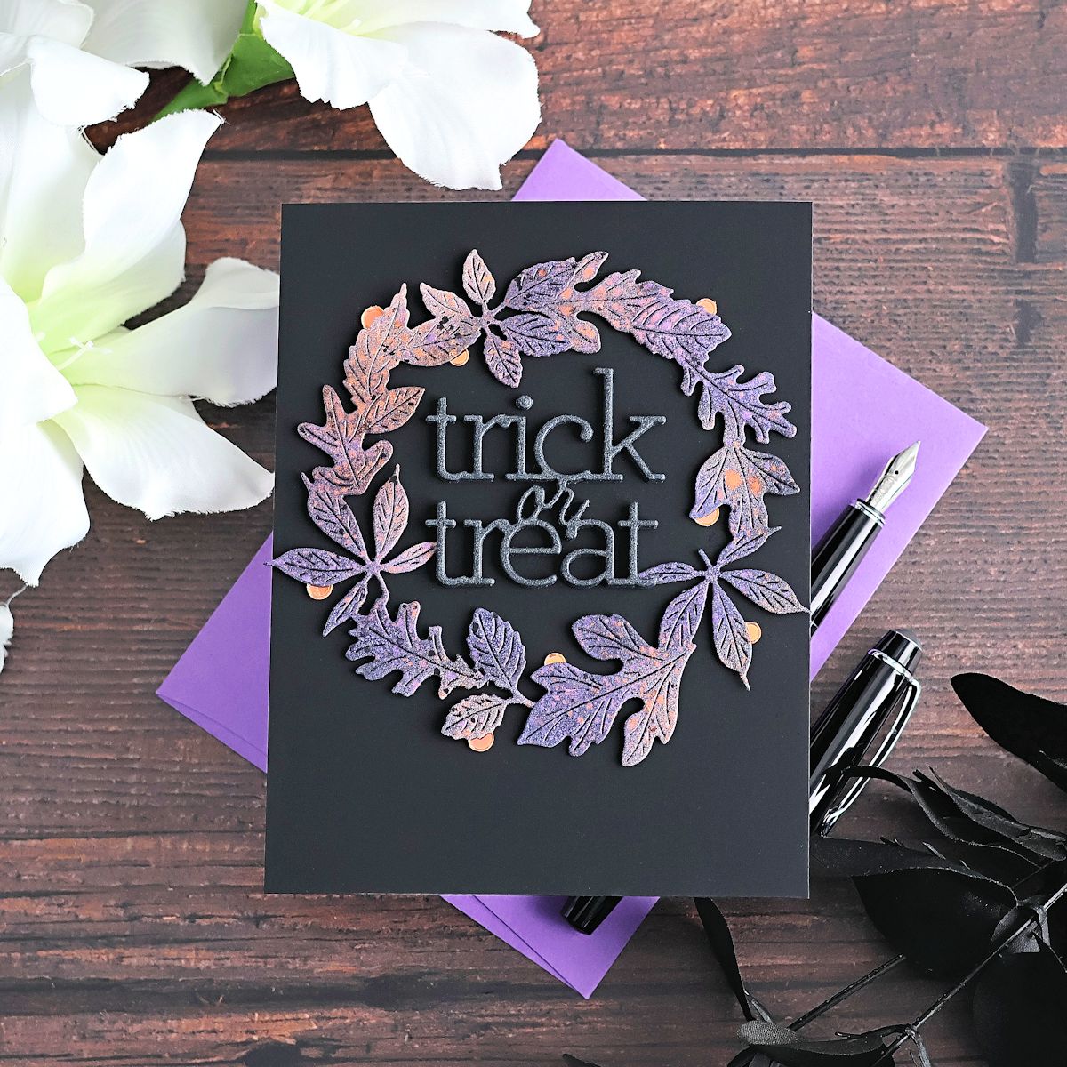 CZ Design Trick or Treat 2 Wafer Dies czd275 STAMPtember Halloween Card | color-code:ALT01