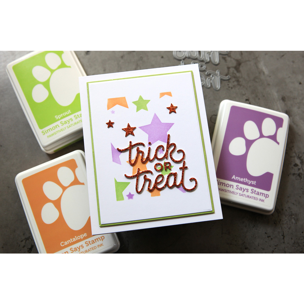 CZ Design Wafer Dies TRICK OR TREAT czd64 Halloween Card | color-code:ALT01