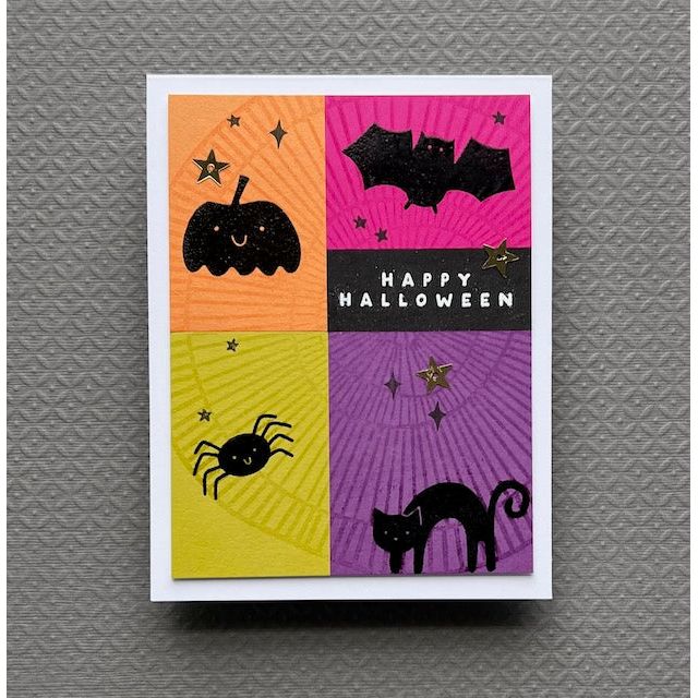 Simon Says Clear Stamps Trick Or Treat sss302715c Stamptember Halloween Card