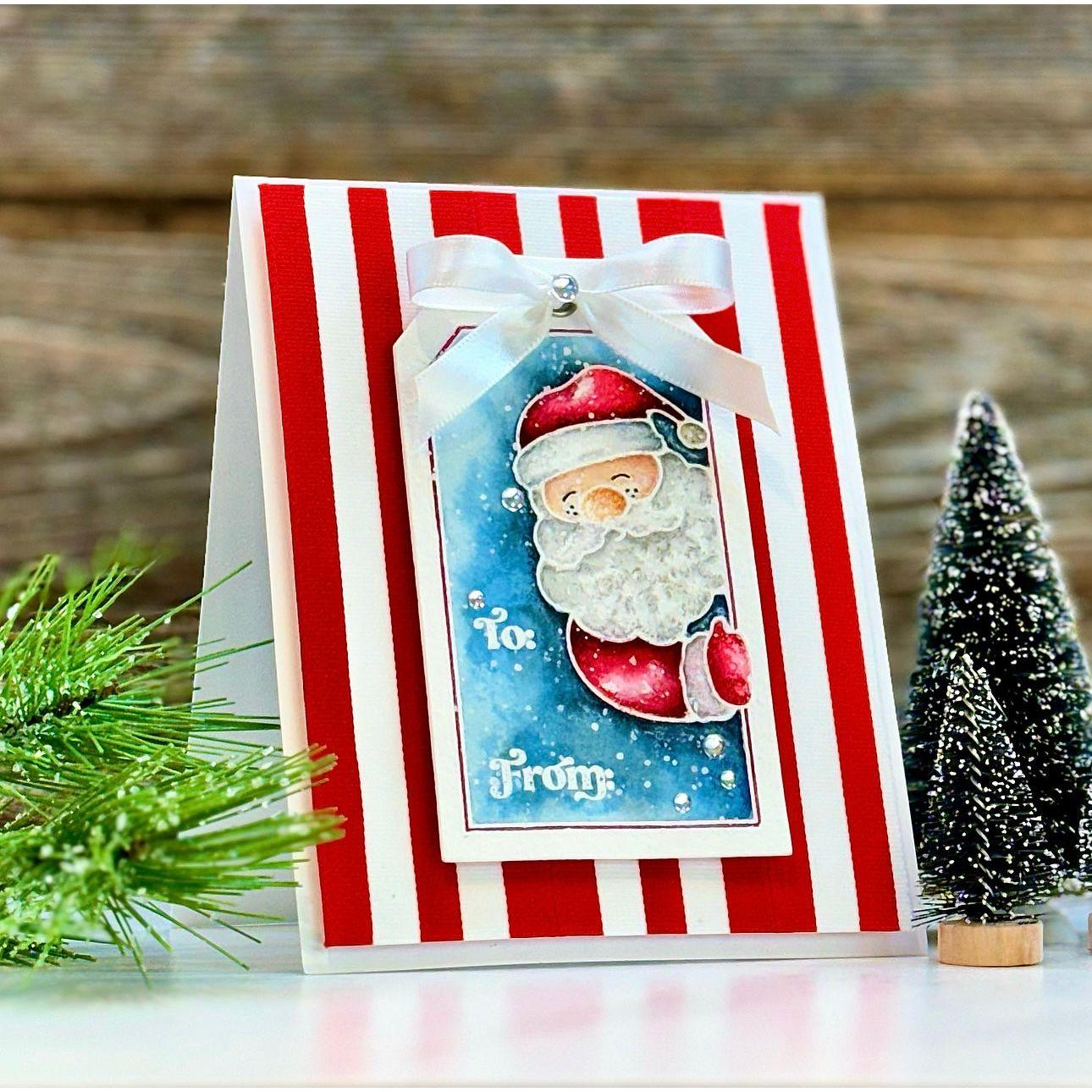 Simon Says Stamps And Dies Trim A Tag Diecember Christmas Card