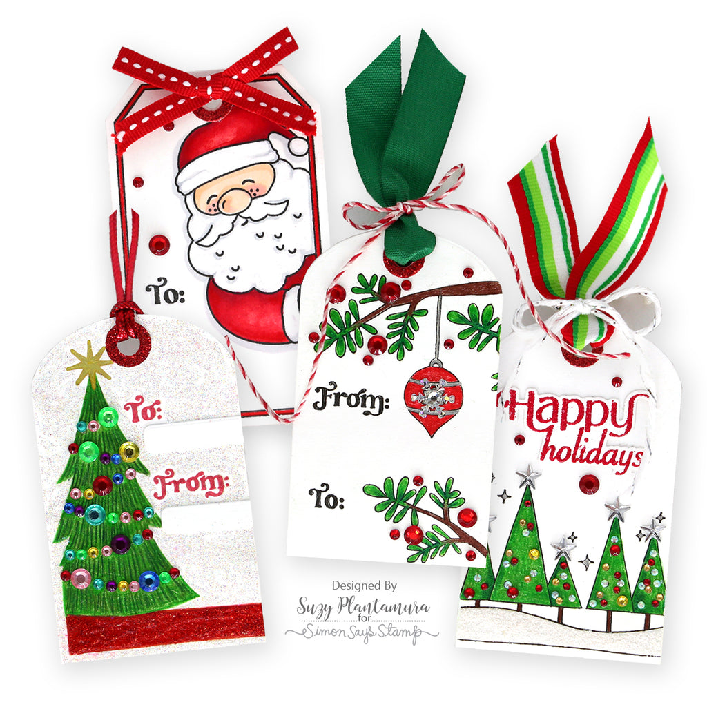 Simon Says Clear Stamps Trim A Tag 2000ssc Christmas Tags | color-code:ALT02