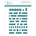 Trinity Stamps 5-Star Rating Die Set 260108-tcd