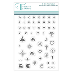Trinity Stamps 8-Bit Alphabet Clear Stamp Set 260404-tps