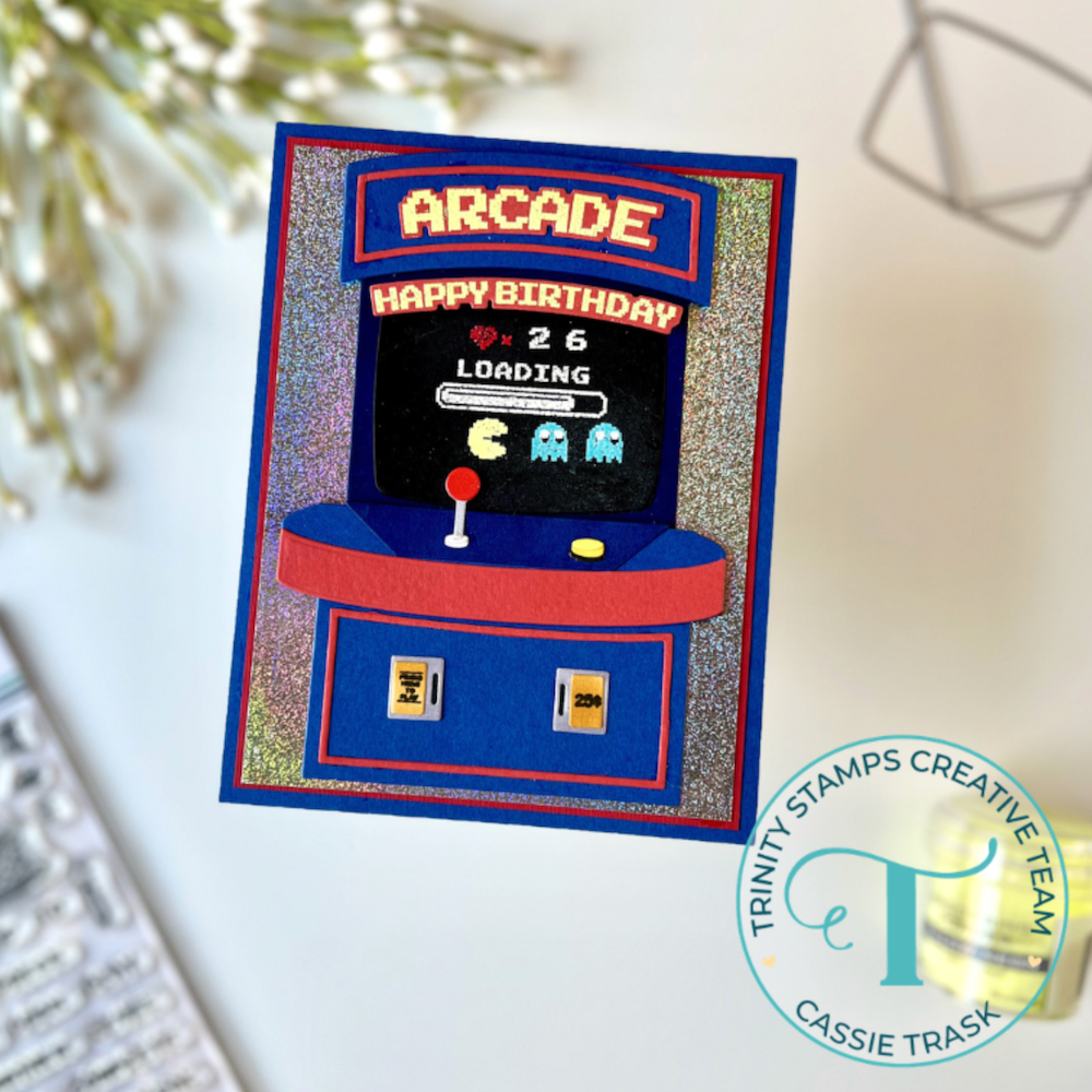 Trinity Stamps 8-Bit Alphabet Die Set 260404-tcd arcade