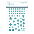 Trinity Stamps 8-Bit Alphabet Stamps and Dies Bundle die
