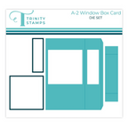 Trinity Stamps A2 Window Box Card Die Set 260402-tmd