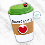 Trinity Stamps A Cuppa Sentiments Die Set tmd-c387 latte