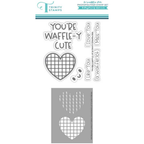 Trinity Stamps A Waffle Lot Clear Stamp and Stencil Set tps-366