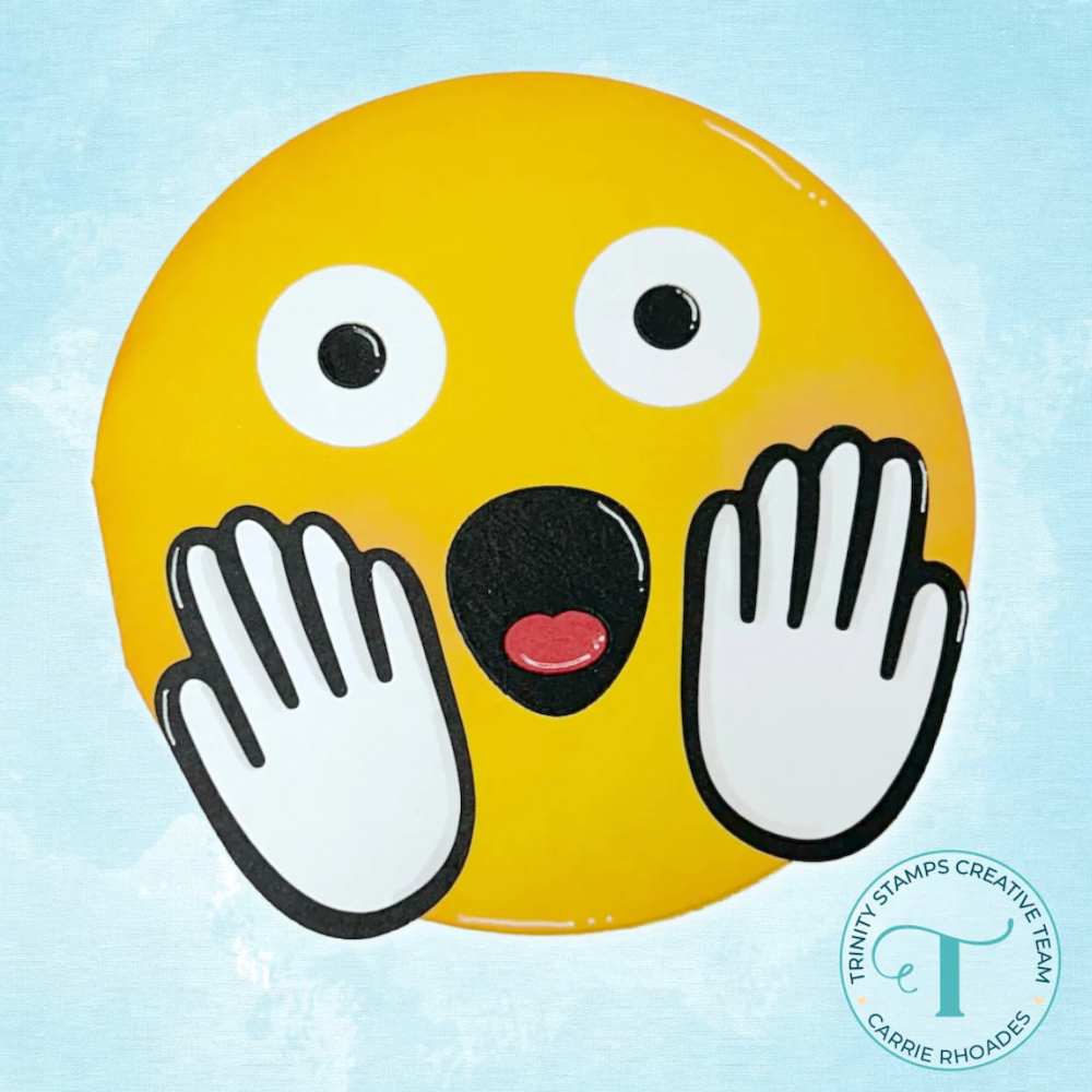 Trinity Stamps All Hands Emoji Die Set tmd-347 shock