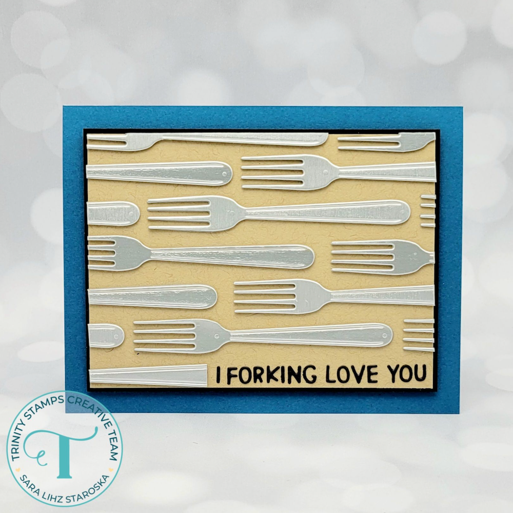 Trinity Stamps Alphabet Soup Die Set tmd-340 fork
