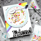 Trinity Stamps Alphabet Soup Die Set tmd-340 friend