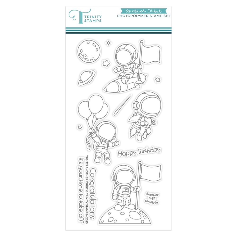 Trinity Stamps Another Orbit Clear Stamp Set tps-375