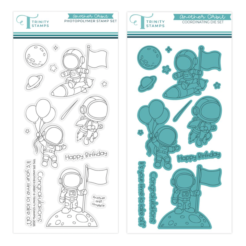 Trinity Stamps Another Orbit Stamp and Die Bundle