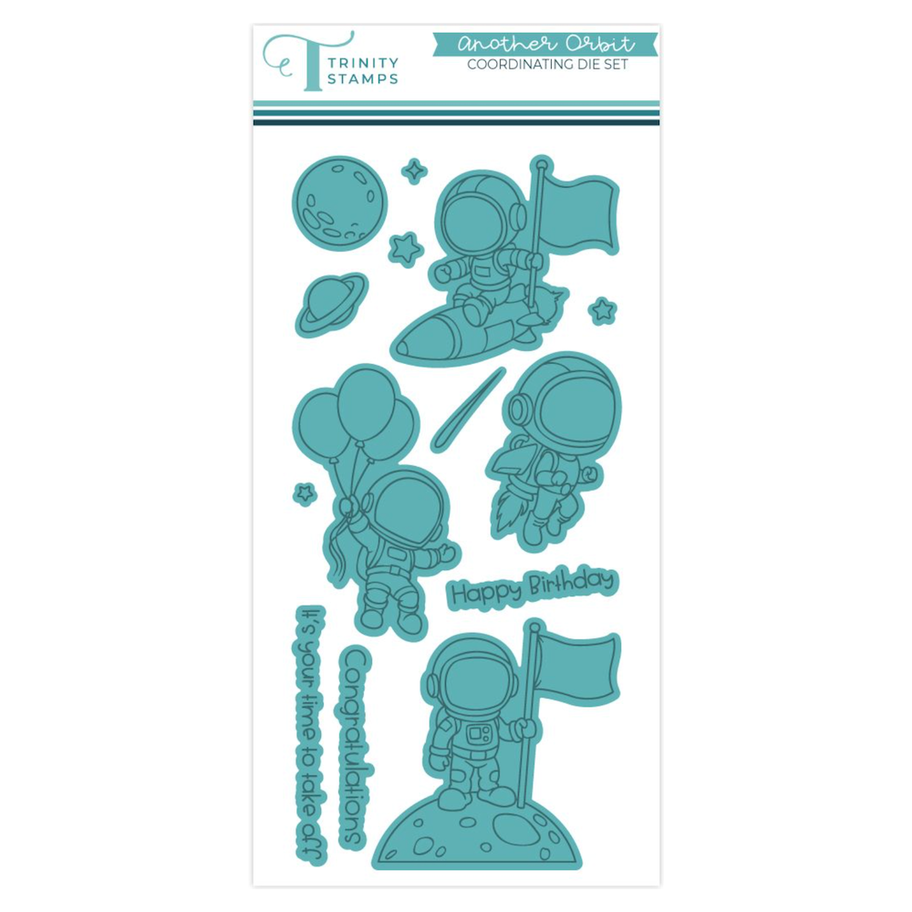 Trinity Stamps Another Orbit Stamp and Die Bundle wafer