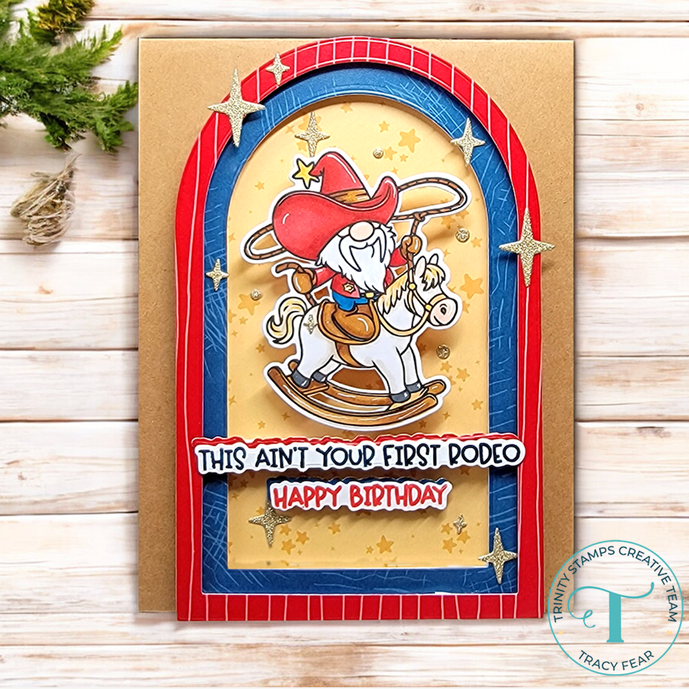 Trinity Stamps Arch Shaped Card Die Set tmd-218 cowboy