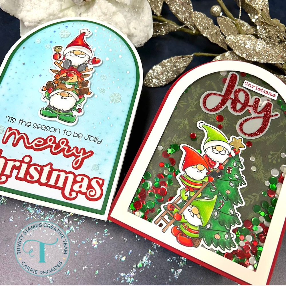 Trinity Stamps Arch Shaped Card Die Set tmd-218 joy