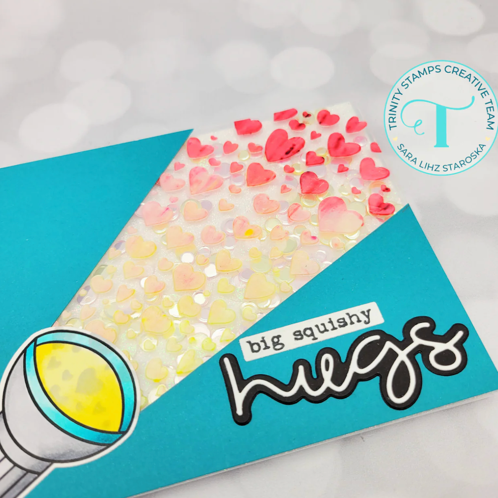 Trinity Stamps Beaming with Love Stencil 260102-tss hugs