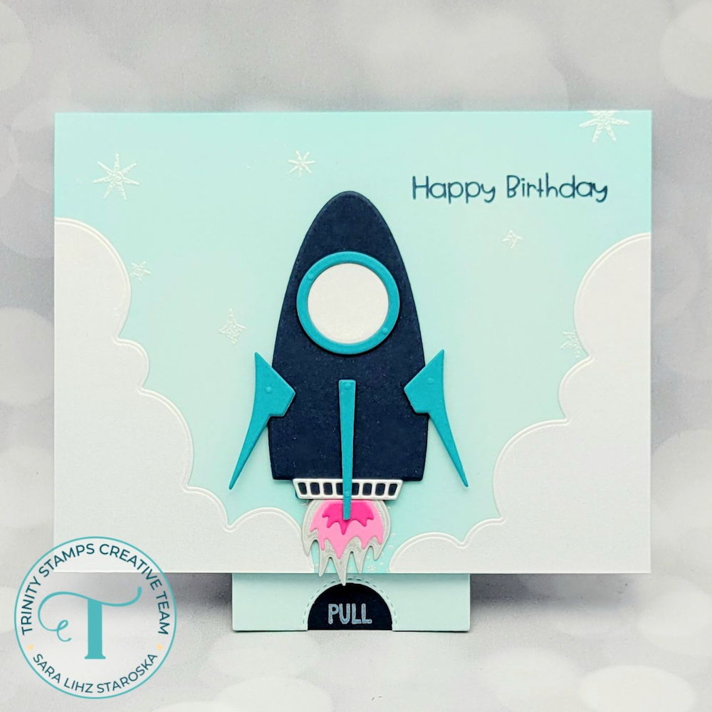 Trinity Stamps Blast Off Die Set tmd-329 birthday
