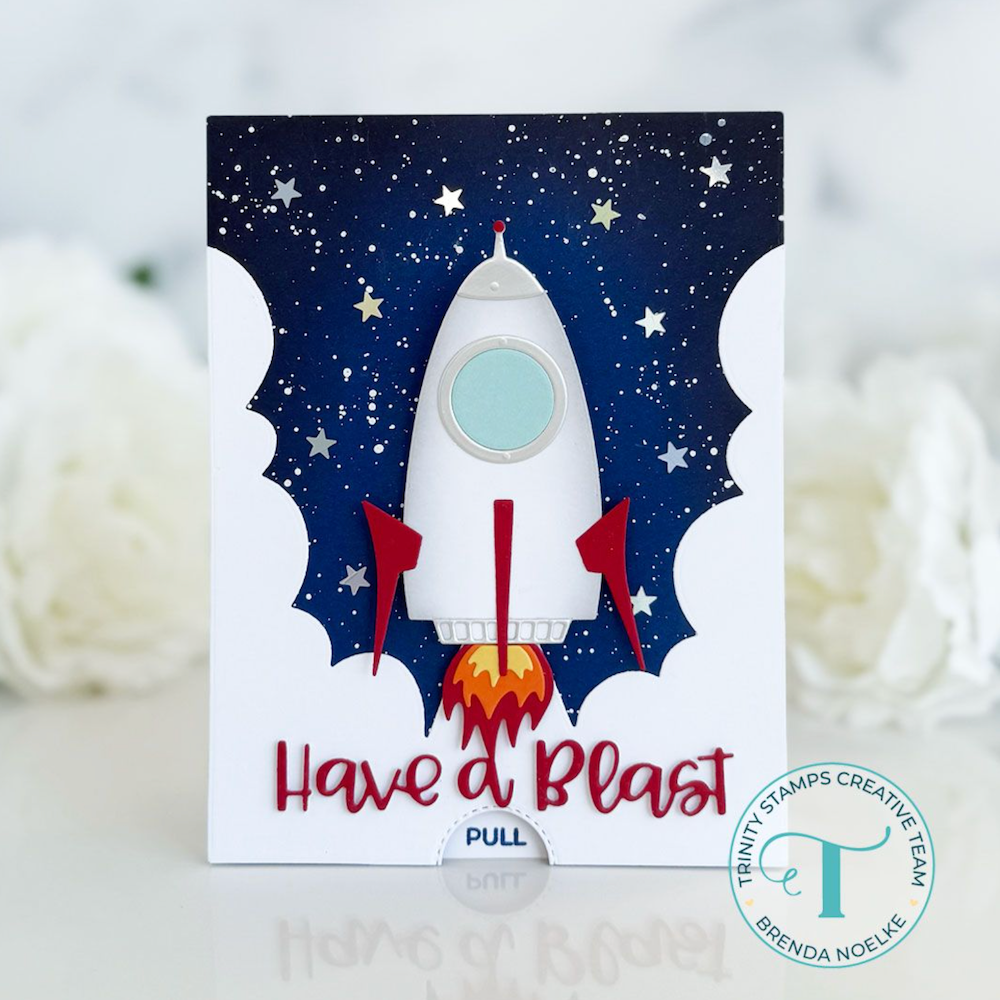 Trinity Stamps Blast Off Die Set tmd-329 blue