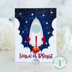 Trinity Stamps Blast Off Die Set tmd-329 blue