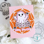 Trinity Stamps Boo-tiful Clear Stamp Set 260814-tps pink ghost