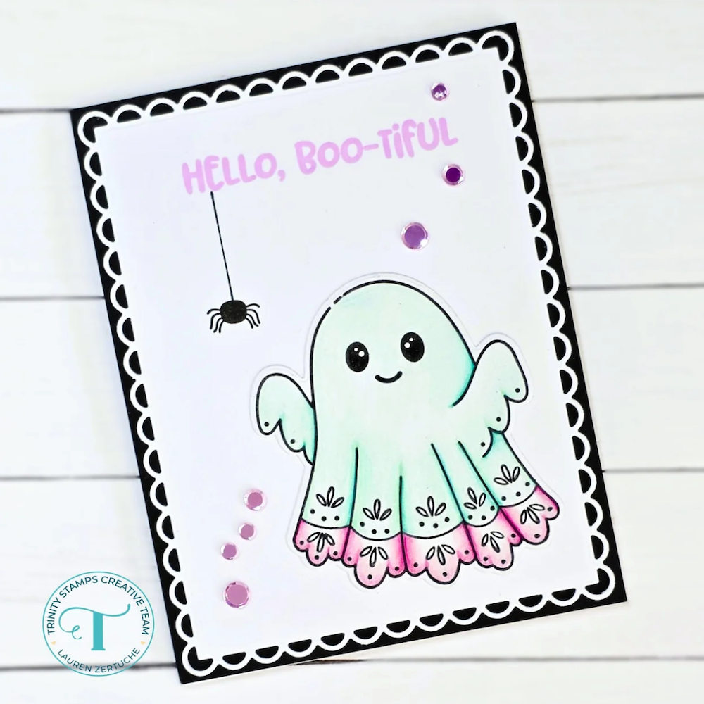 Trinity Stamps Boo-tiful Clear Stamp Set 260814-tps spider