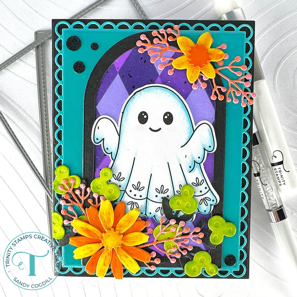 Trinity Stamps Boo-tiful Die Set 260814-tcd flower