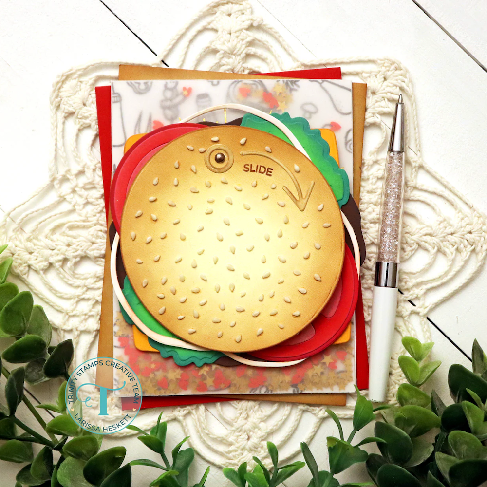 Trinity Stamps Buildable Burger Die Set tmd-348 seed