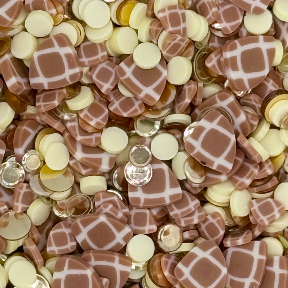 Trinity Stamps Buttered Waffles Clay & Confetti Embellishment Mix emb-0248 product
