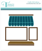 Trinity Stamps Cafe Window Add-On Die Set 260812-tmd