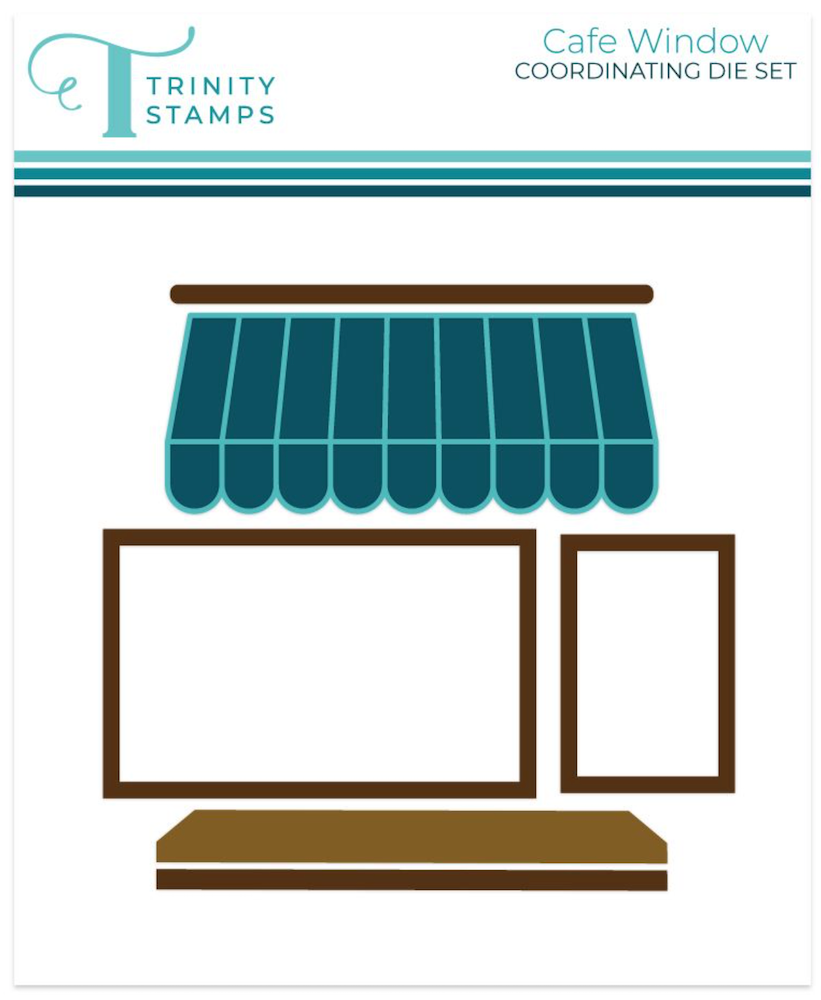 Trinity Stamps Cafe Window Add-On Die Set 260812-tmd