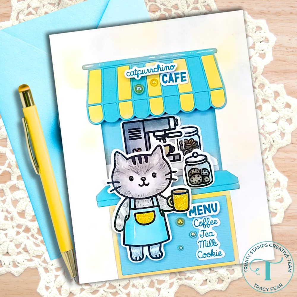 Trinity Stamps Cafe Window Add-On Die Set 260812-tmd cafe
