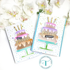 Trinity Stamps Cake Layers Stencil and Cut the Cake Die Bundle special