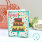 Trinity Stamps Cake Layers Stencil and Cut the Cake Die Bundle sweet