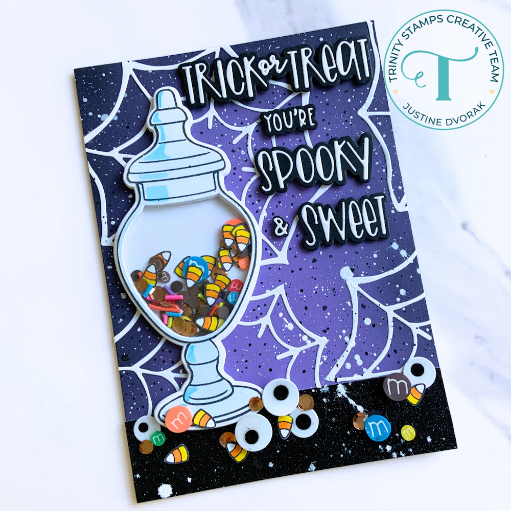 Trinity Stamps Candy Jar Clear Stamp Set tps-389 trick