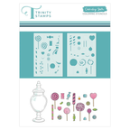 Trinity Stamps Candy Jar Coloring Stencil Set col-389