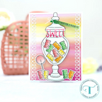 Trinity Stamps Candy Jar Coloring Stencil Set col-389 bear