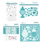 Trinity Stamps Candy Jar Stamp Die and Stencils Bundle